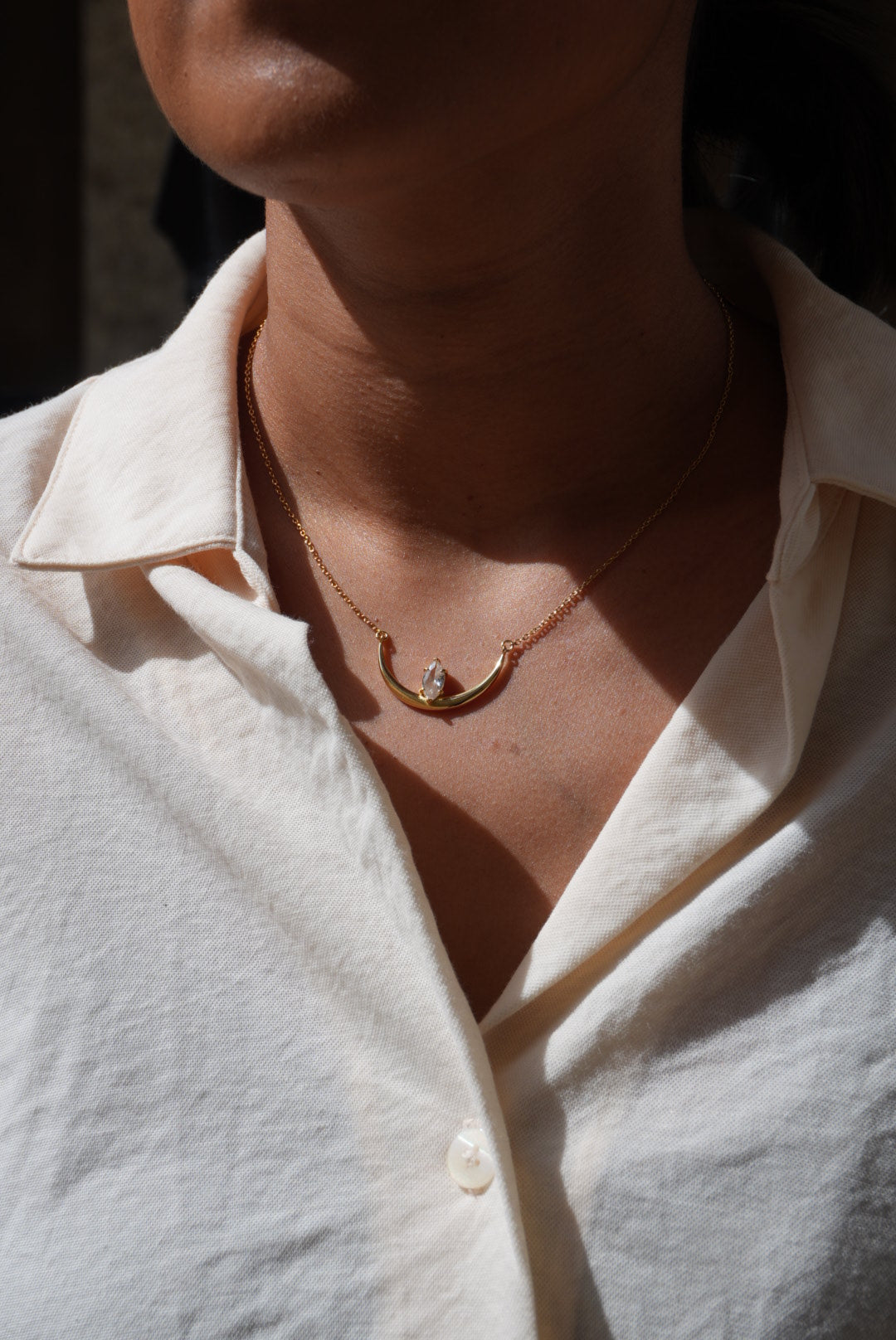 The Third Eye Necklace and Earrings