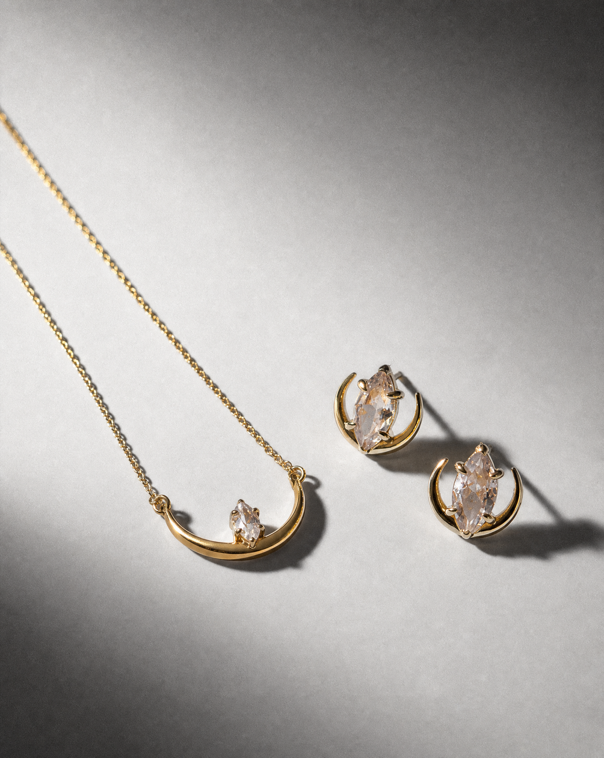 The Third Eye Necklace and Earrings